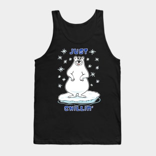 Just Chillin' Polar Bear Tank Top